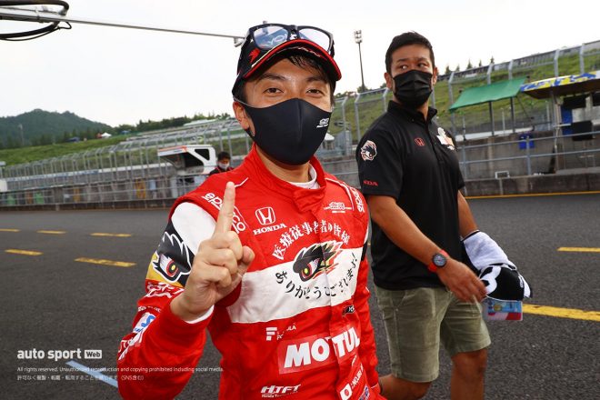 今季2度目のポールポジションを獲得した野尻智紀（TEAM MUGEN）