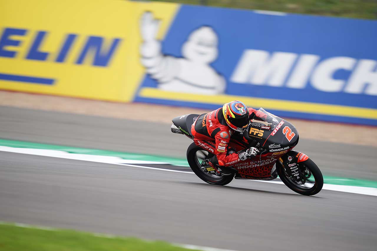 2021年MotoGP第12戦イギリスGP　Moto3クラス：ガブリエル・ロドリゴ（Indonesian Racing Gresini Moto3）