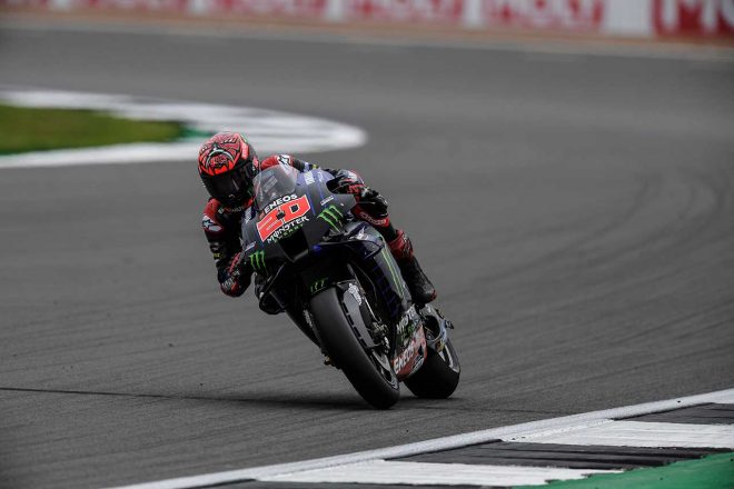 2021年MotoGP第12戦イギリスGP　ファビオ・クアルタラロ（モンスターエナジー・ヤマハMotoGP）
