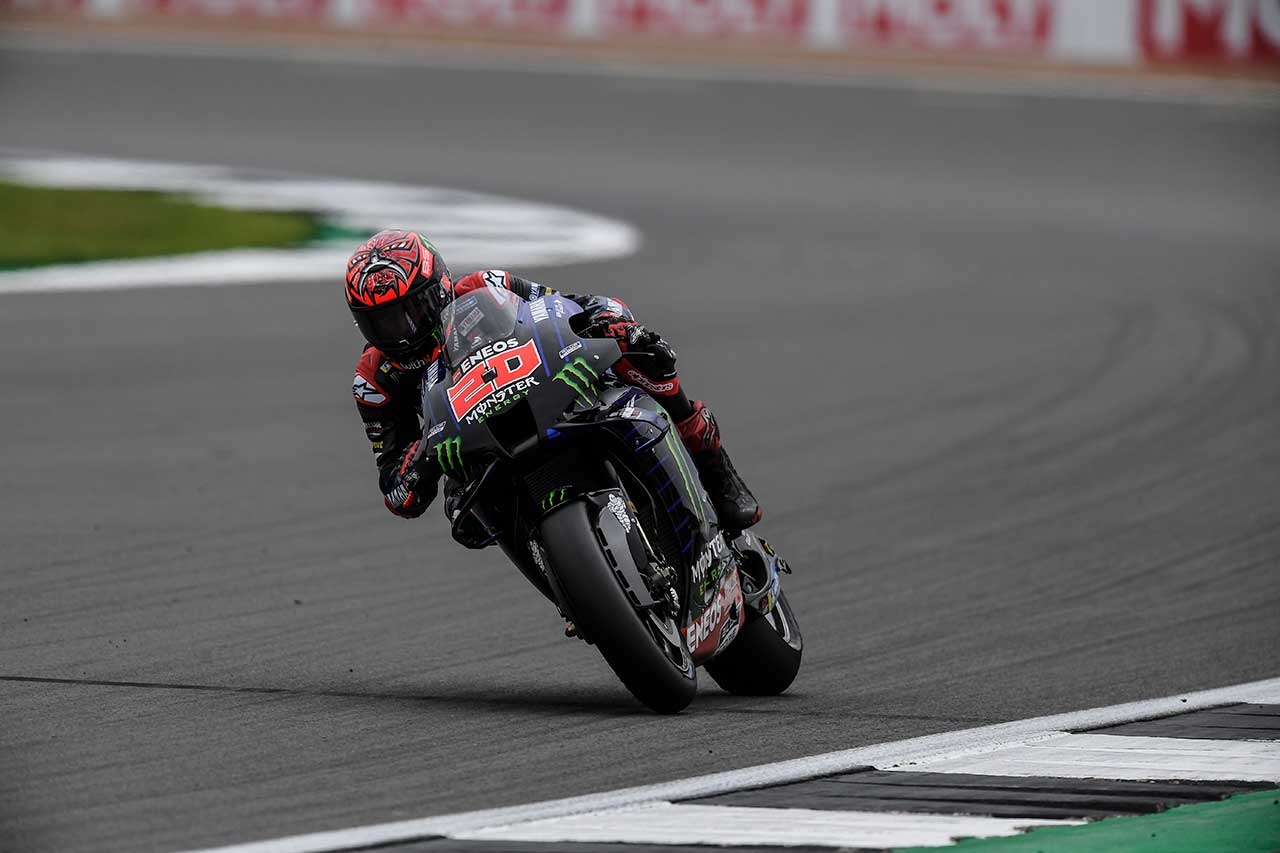 2021年MotoGP第12戦イギリスGP　ファビオ・クアルタラロ（モンスターエナジー・ヤマハMotoGP）