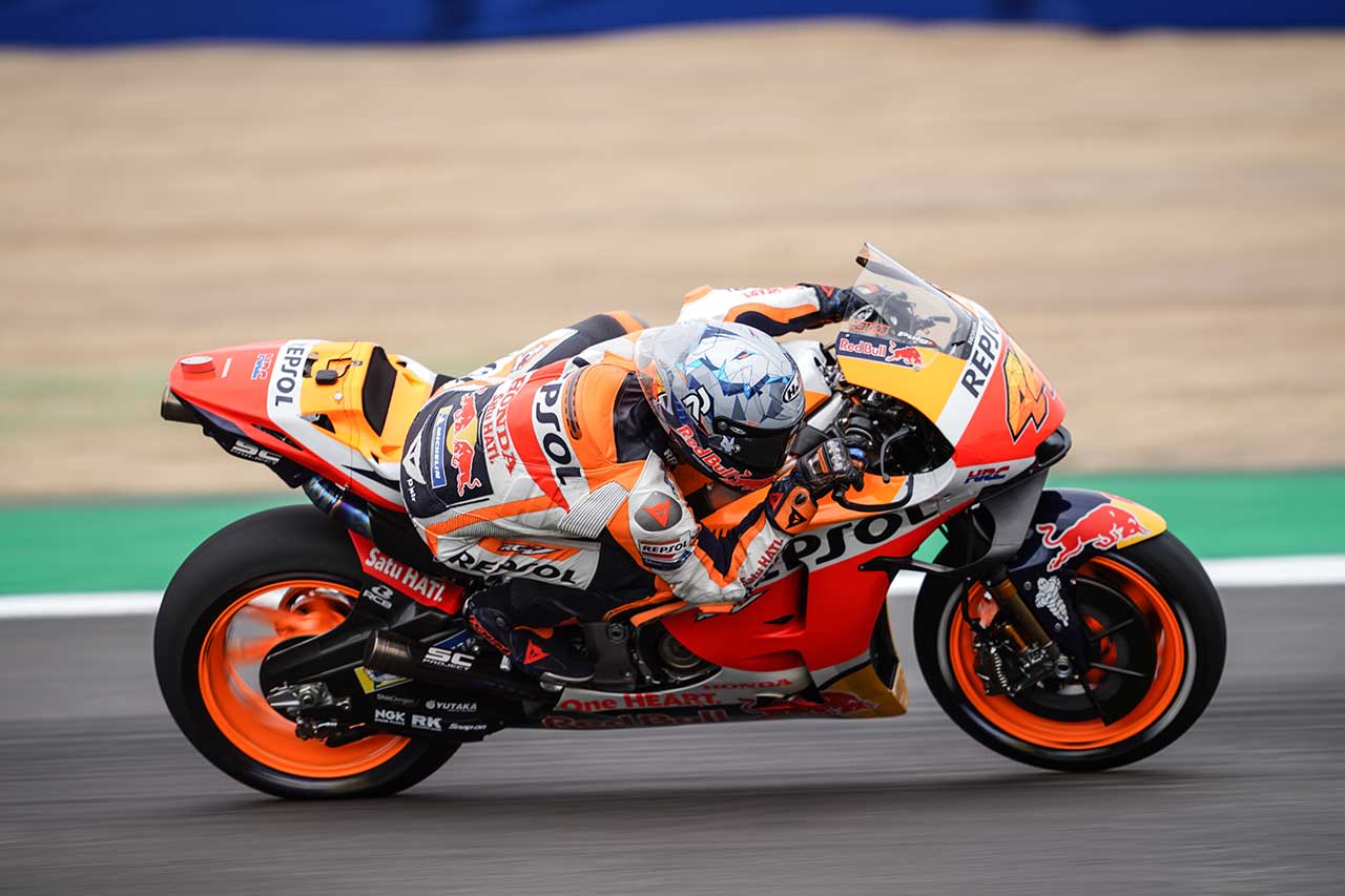 2021年MotoGP第12戦イギリスGP予選でポル・エスパルガロ（レプソル・ホンダ・チーム）がポールポジションを獲得