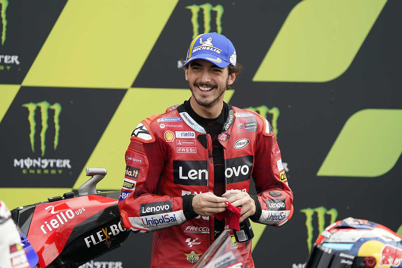 2021年MotoGP第12戦イギリスGP　フランセスコ・バニャイア（ドゥカティ・レノボ・チーム）