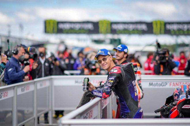 2021年MotoGP第12戦イギリスGP ファビオ・クアルタラロ(モンスターエナジー・ヤマハMotoGP)