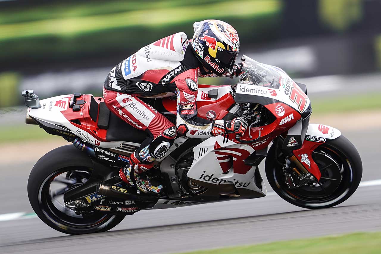 2021年MotoGP第12戦イギリスGP予選　中上貴晶（LCRホンダ・イデミツ）
