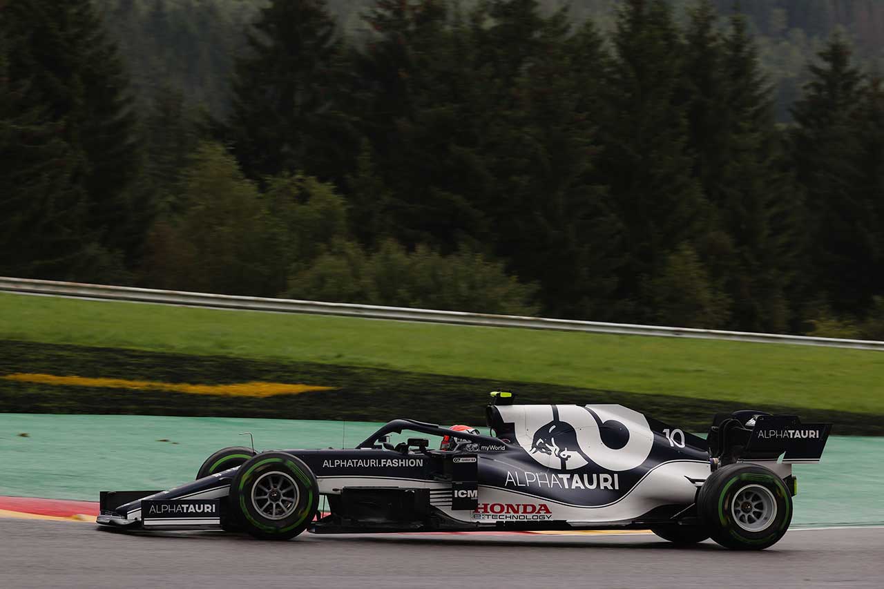 2021年F1第12戦ベルギーGP　ピエール・ガスリー（アルファタウリ・ホンダ）