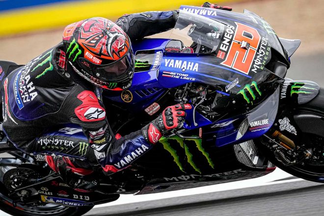 2021年MotoGP第12戦イギリスGP　ファビオ・クアルタラロ（モンスターエナジー・ヤマハMotoGP）