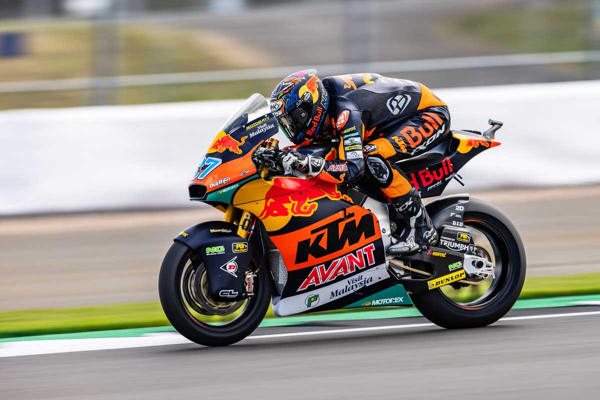 2021年MotoGP第12戦イギリスGP　Moto2クラス：レミー・ガードナー（Red Bull KTM Ajo）