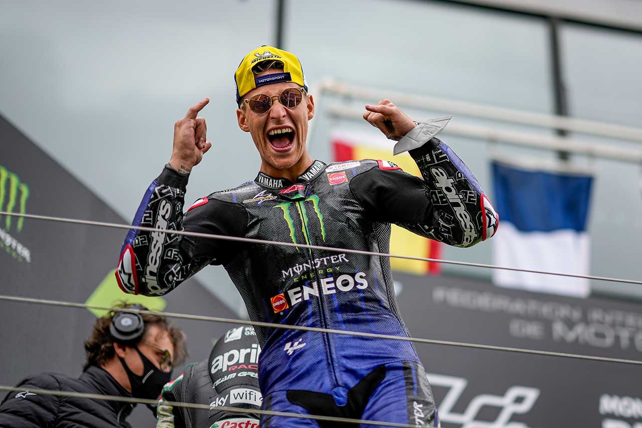 2021年MotoGP第12戦イギリスGP　ファビオ・クアルタラロ（モンスターエナジー・ヤマハMotoGP）