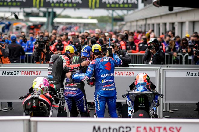 2021年MotoGP第12戦イギリスGP ファビオ・クアルタラロ(モンスターエナジー・ヤマハMotoGP)