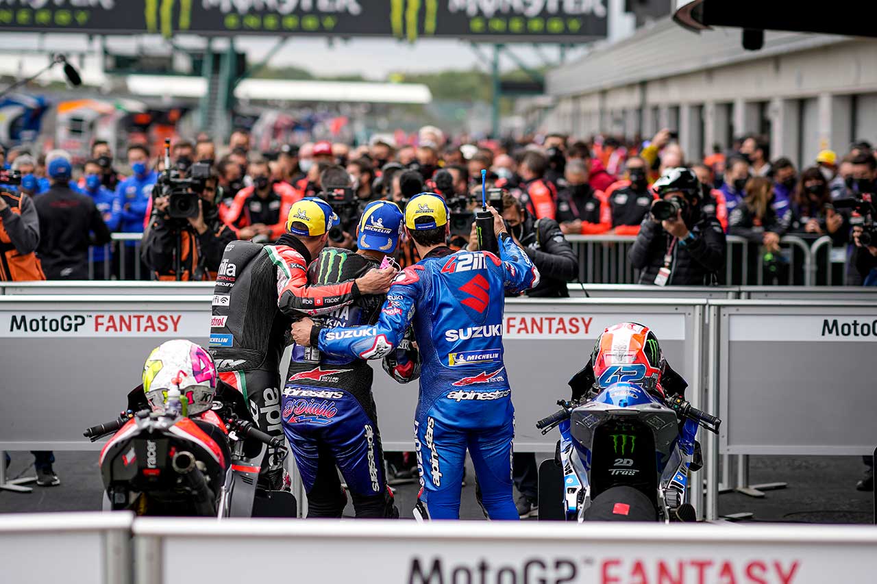 2021年MotoGP第12戦イギリスGP　ファビオ・クアルタラロ（モンスターエナジー・ヤマハMotoGP）