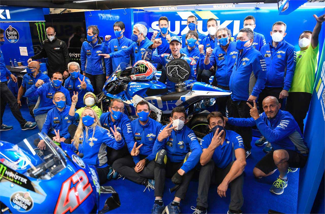 2021年MotoGP第12戦イギリスGP　アレックス・リンス（チーム・スズキ・エクスター）