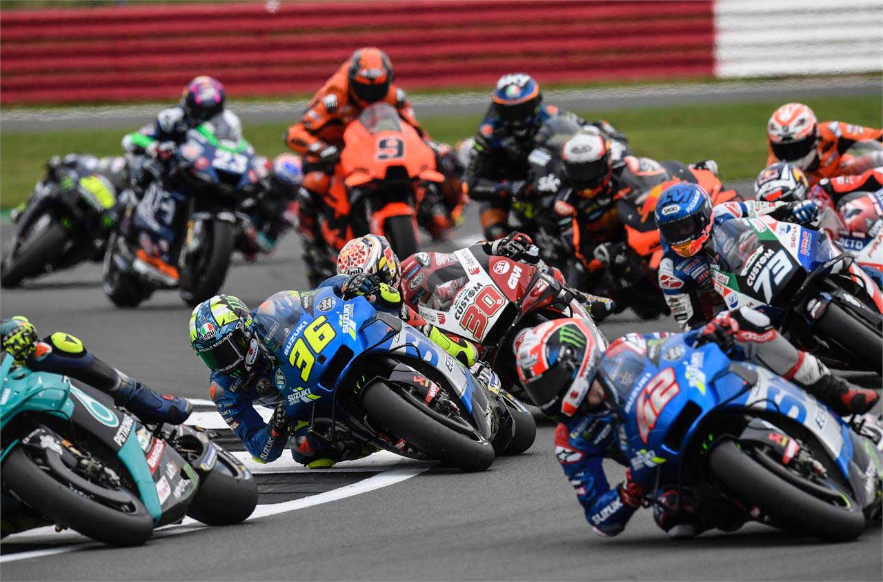 2021年MotoGP第12戦イギリスGP　ジョアン・ミル、アレックス・リンス（チーム・スズキ・エクスター）