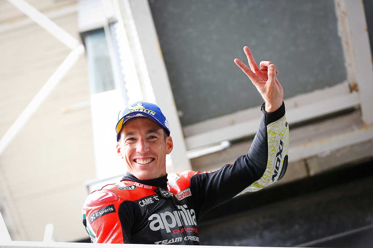 2021年MotoGP第12戦イギリスGP　アレイシ・エスパルガロ（アプリリア・レーシング・チーム・グレシーニ）