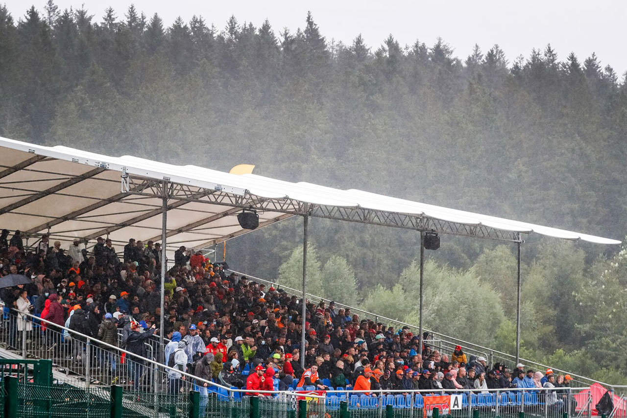 2021年F1第12戦ベルギーGP　スパ・フランコルシャンを訪れたファン