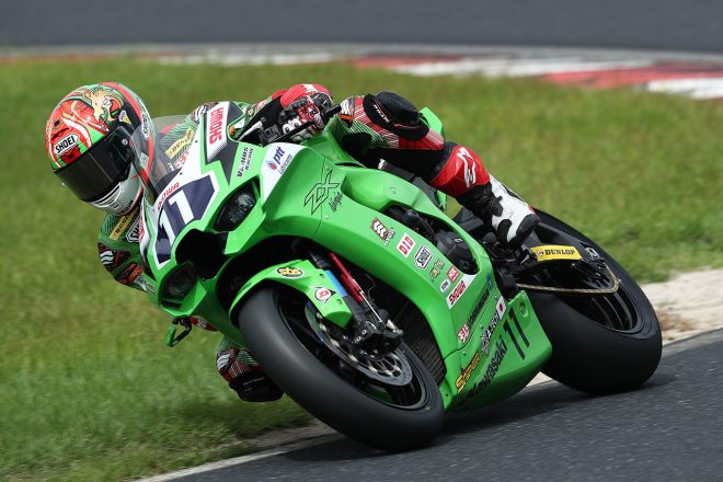 岩戸亮介（Vamos Racing Kawasaki#64）／2021年全日本ロード第6戦岡山 ST1000 予選