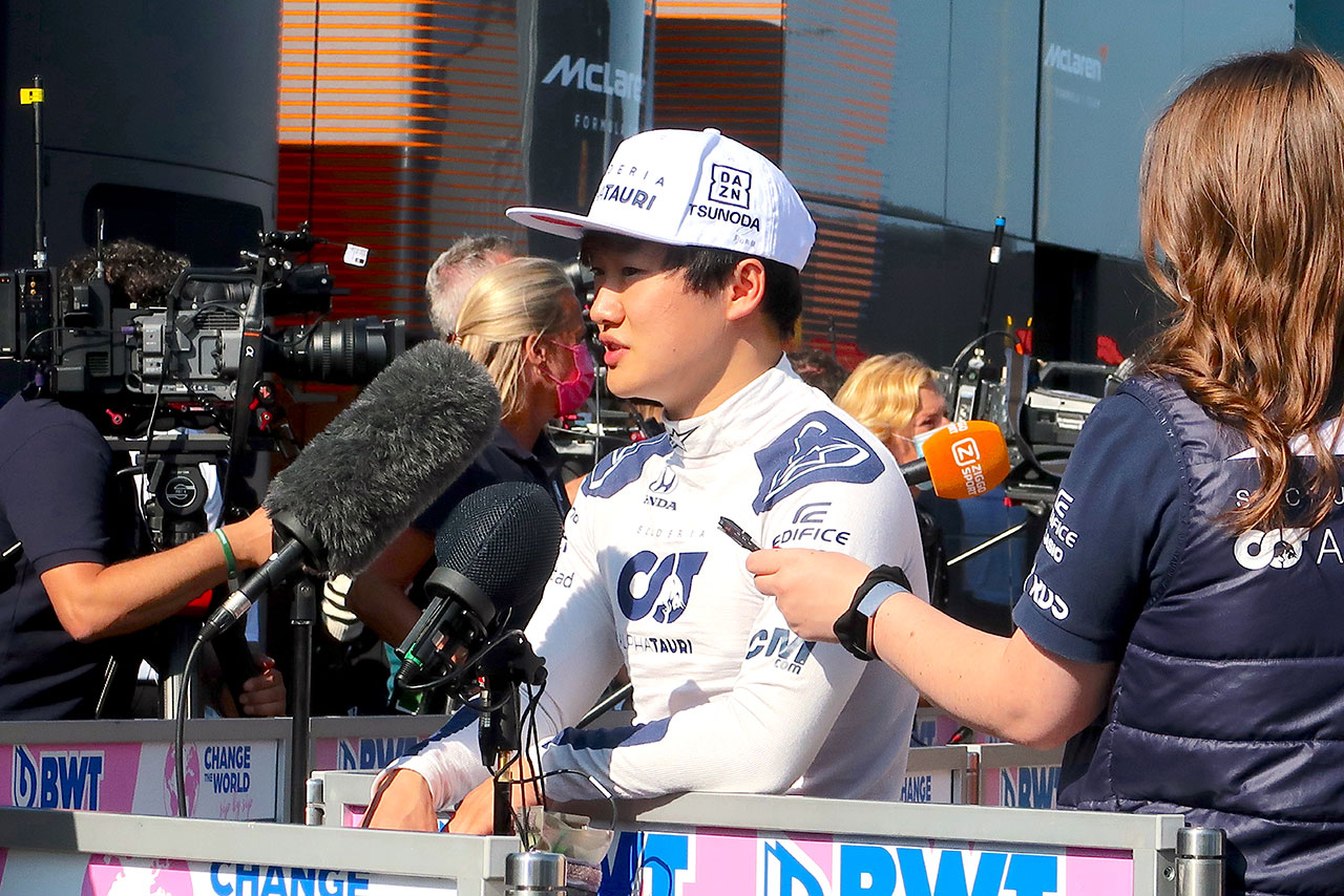 【角田裕毅F1第13戦密着】