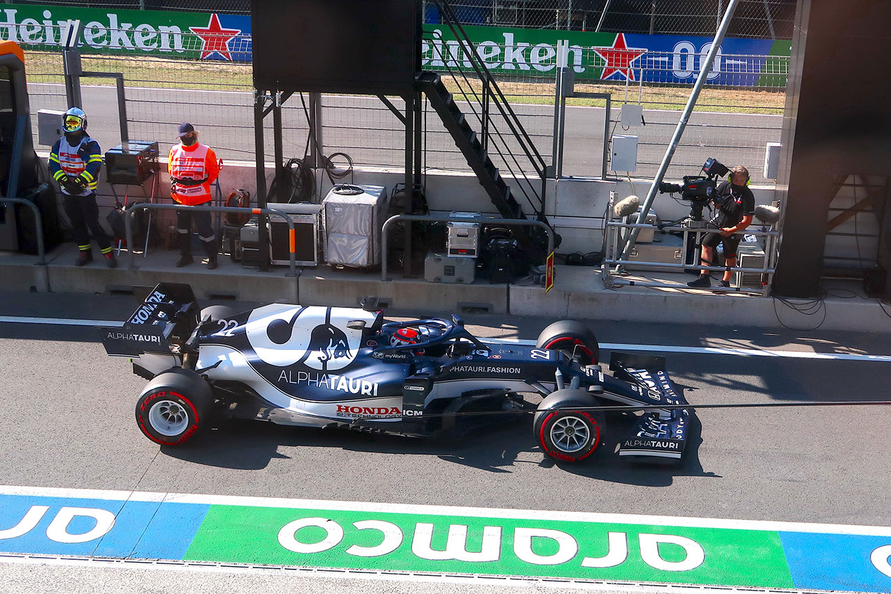 【角田裕毅F1第13戦密着】