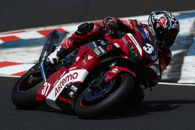 渡辺一馬（Astemo Honda Dream SI Racing）／2021年全日本ロード第6戦岡山 ST1000 決勝