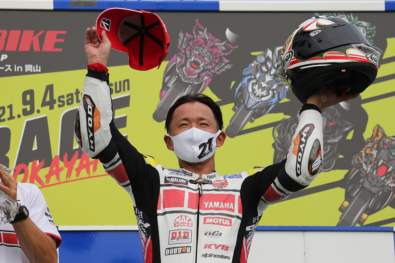 今季ここまで負けなしの中須賀克行（YAMAHA FACTORY RACING TEAM）／2021年全日本ロード第6戦岡山 JSB1000 決勝
