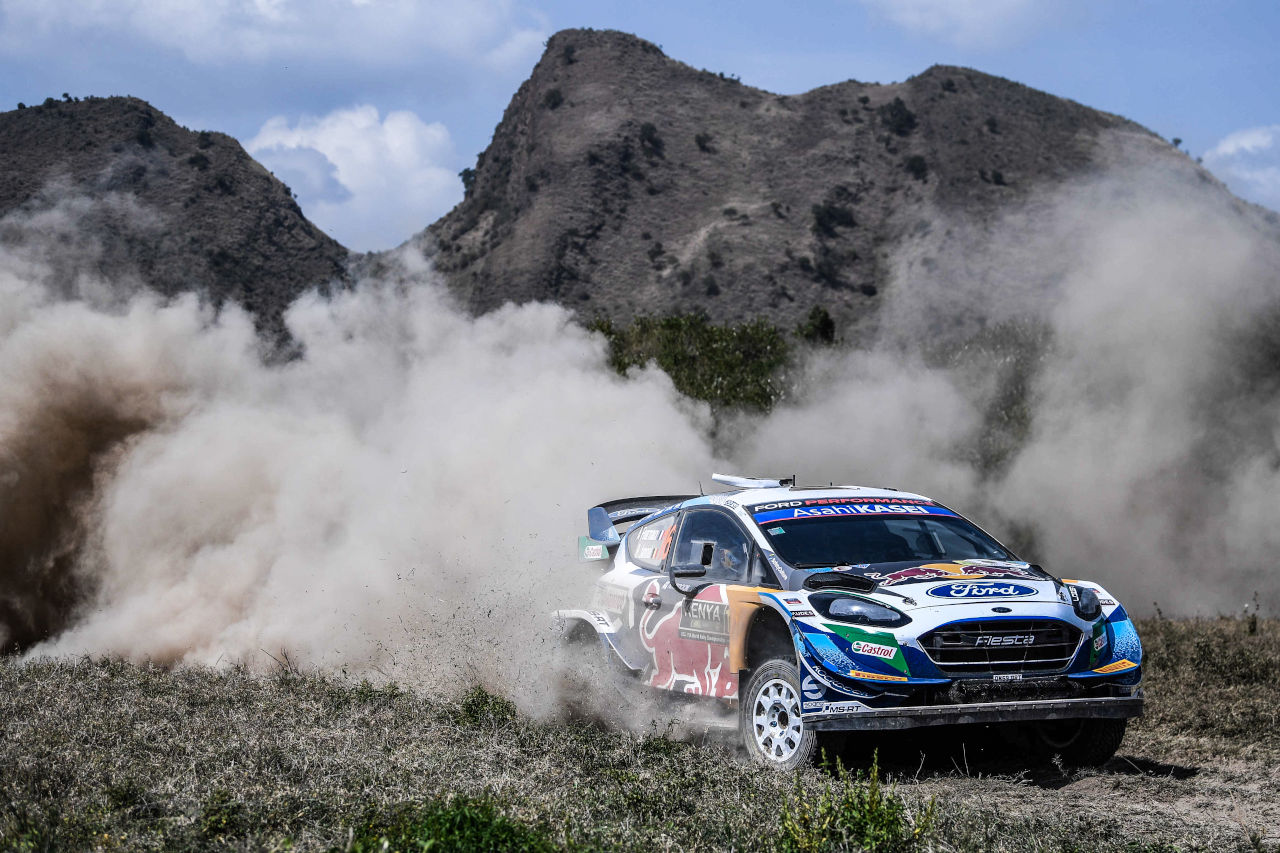 Mスポーツ・フォドのアドリアン・フルモー（フォード・フィエスタWRC）