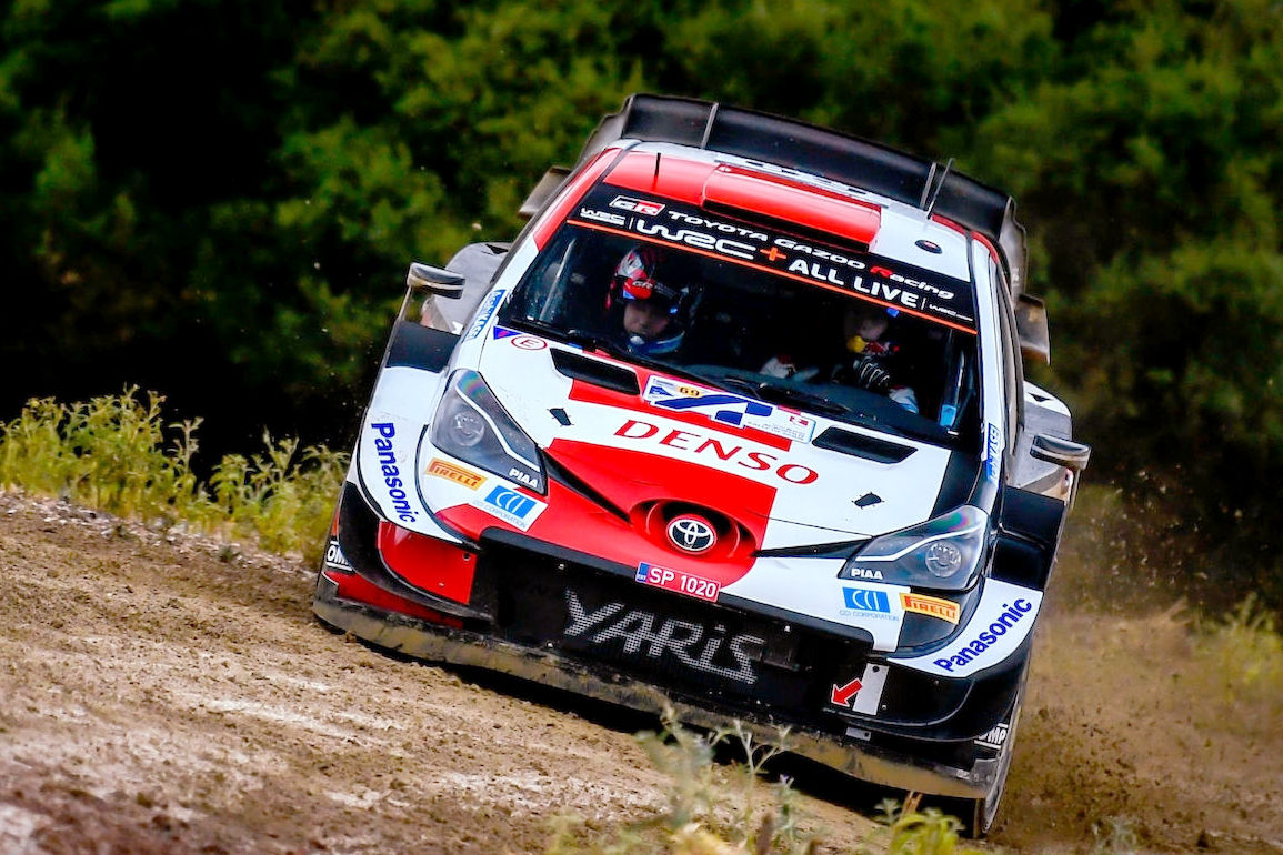 シェイクダウンでトップタイムをマークしたカッレ・ロバンペラ（トヨタ・ヤリスWRC）　2021年WRC第9戦ギリシャ