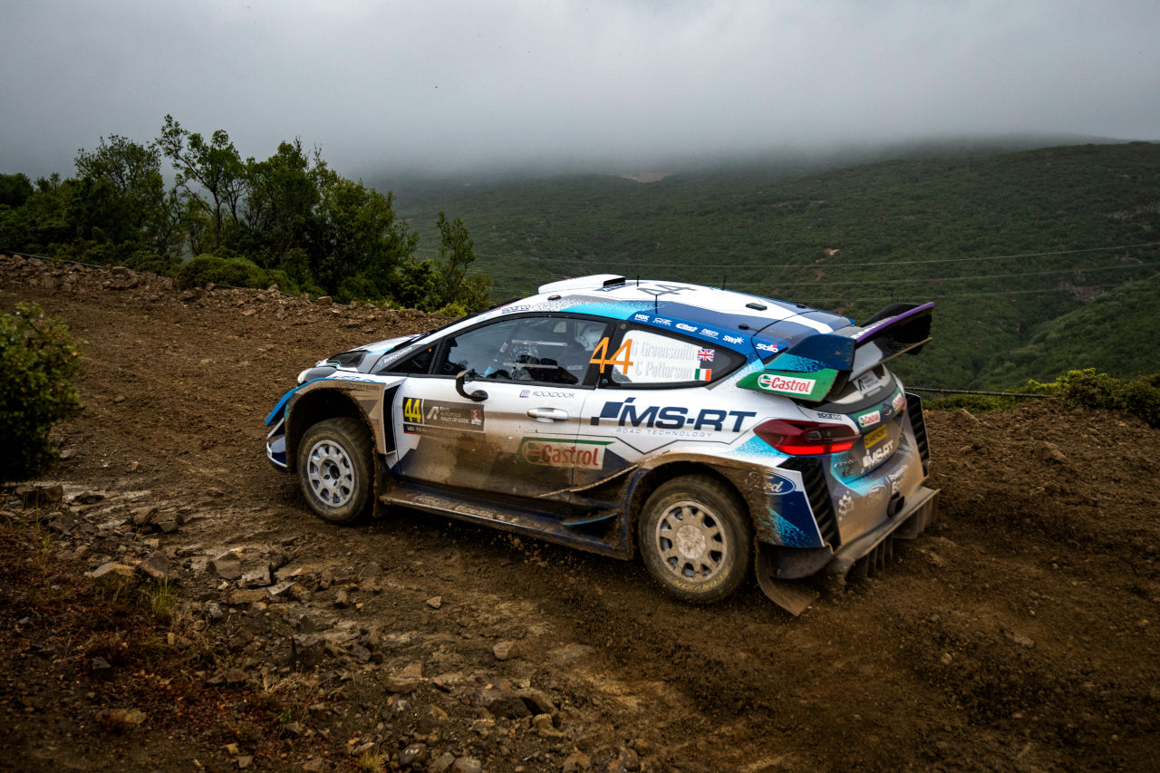 ガス・グリーンスミス（フォード・フィエスタWRC）　2021年WRC第9戦ギリシャ