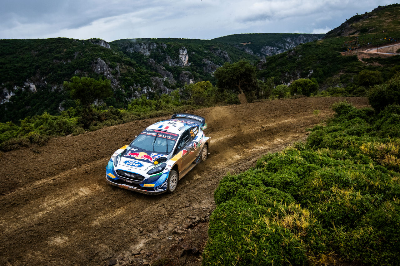 アドリアン・フルモー（フォード・フィエスタWRC）　2021年WRC第9戦ギリシャ