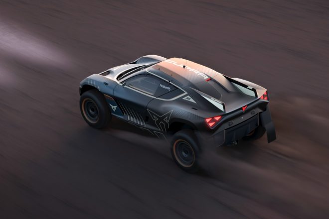 2024年にクプラが市場投入を予定するブランド第2弾のフルEV『CUPRA Tavascan（クプラ・タヴァスカン）』のエクステリアを示唆するデザインに