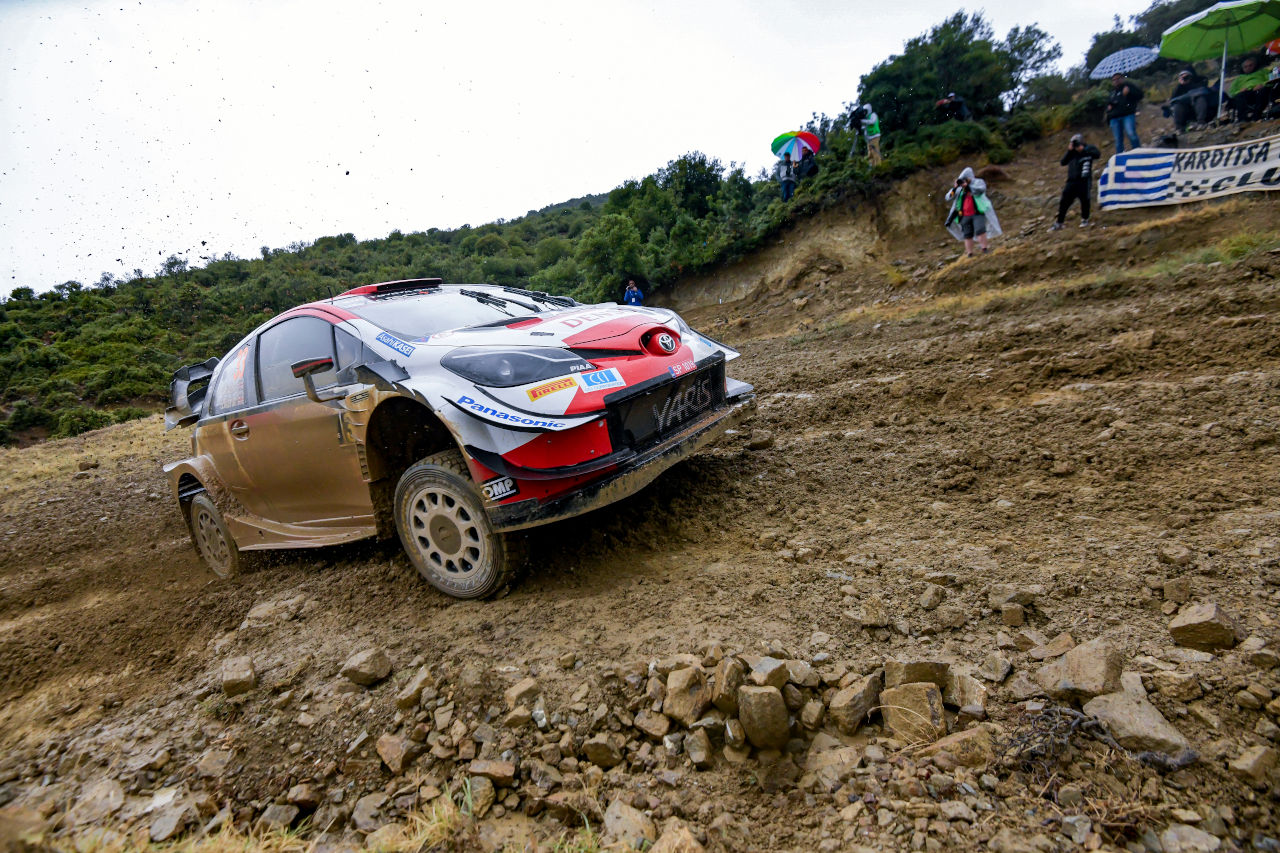 エルフィン・エバンス（トヨタ・ヤリスWRC）　2021年WRC第9戦ギリシャ シェイクダウン