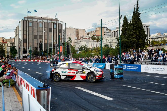 エルフィン・エバンス(トヨタ・ヤリスWRC) 2021年WRC第9戦ギリシャ SS1