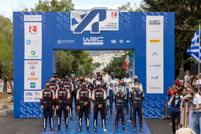 2021年WRC第9戦アクロポリス・ラリー・ギリシャに参戦するドライバーとコドライバー