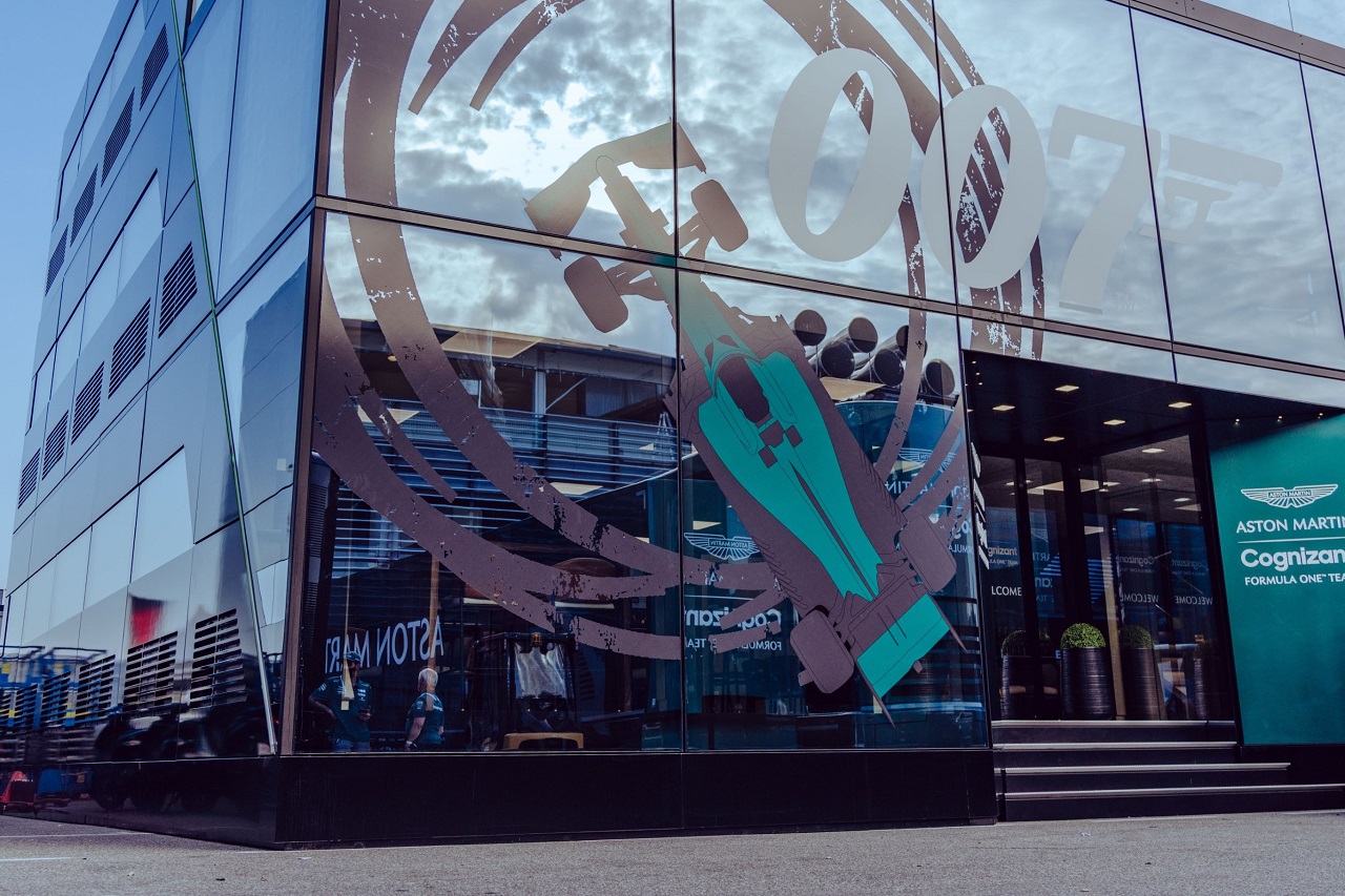 2021年F1第14戦イタリアGP　アストンマーティンF1チームと映画『007』がコラボ