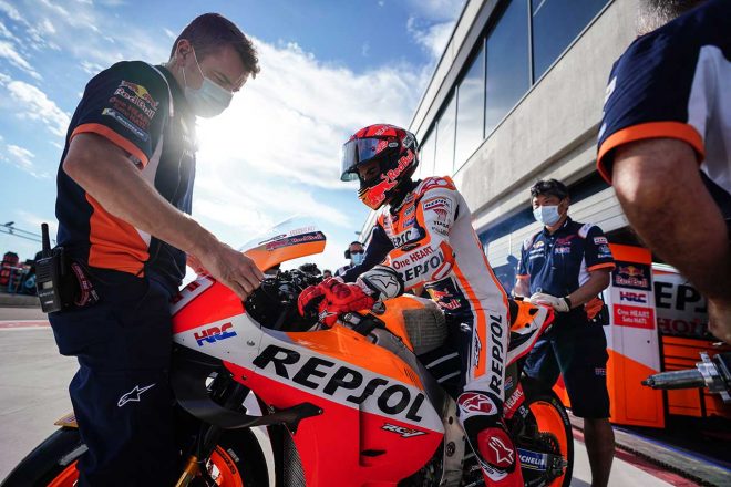 2021年MotoGP第13戦アラゴンGP　マルク・マルケス（レプソル・ホンダ・チーム）