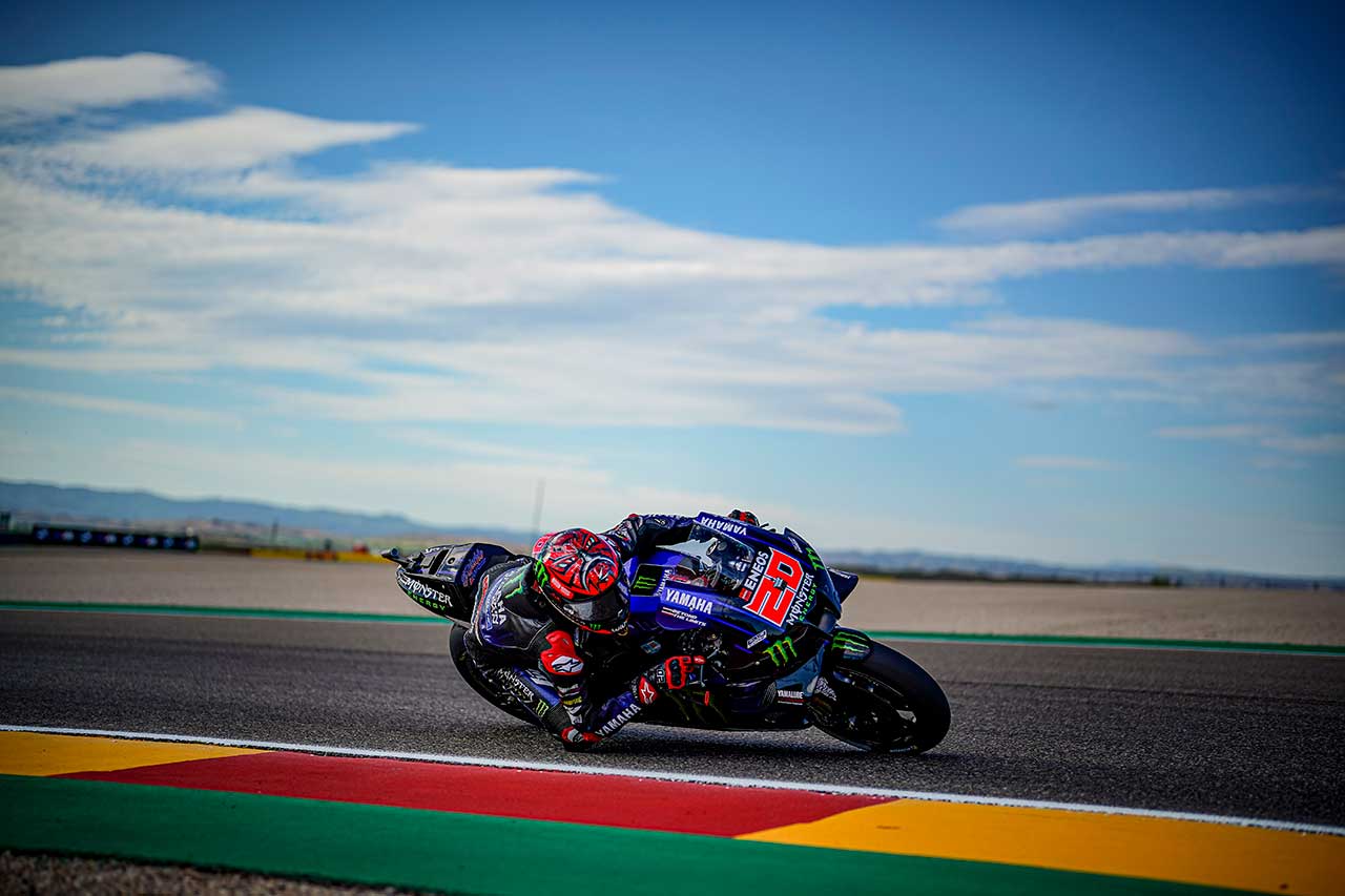 2021年MotoGP第13戦アラゴンGP　ファビオ・クアルタラロ（モンスターエナジー・ヤマハMotoGP）