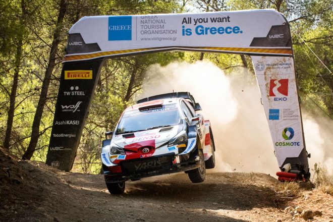 エルフィン・エバンス（トヨタ・ヤリスWRC）　2021年WRC第9戦ギリシャ