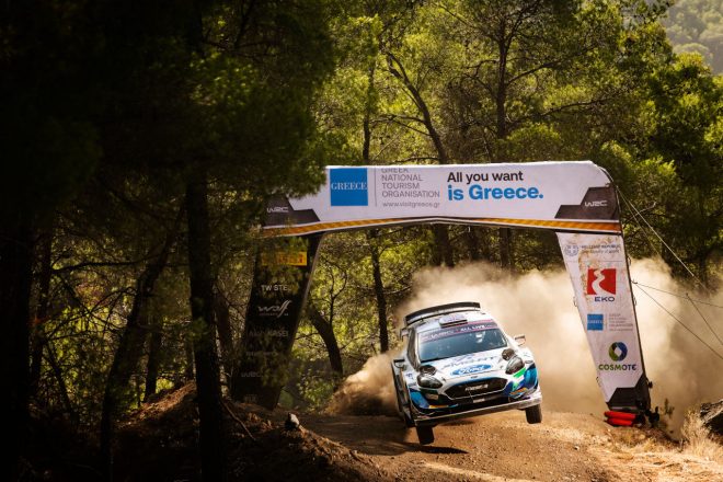 ガス・グリーンスミス（フォード・フィエスタWRC）　2021年WRC第9戦ギリシャ