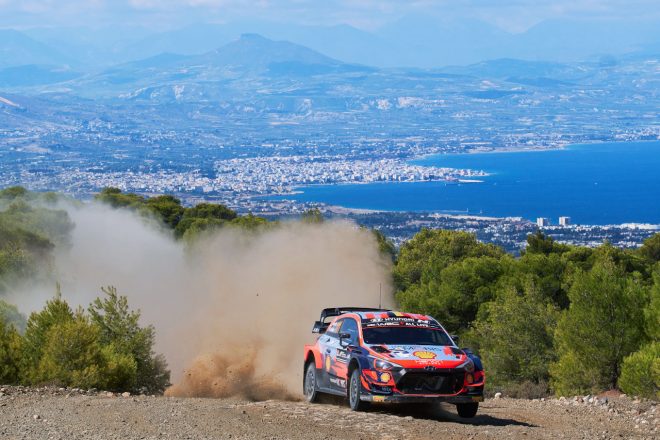 ティエリー・ヌービル（ヒュンダイi20クーペWRC）　2021年WRC第9戦ギリシャ