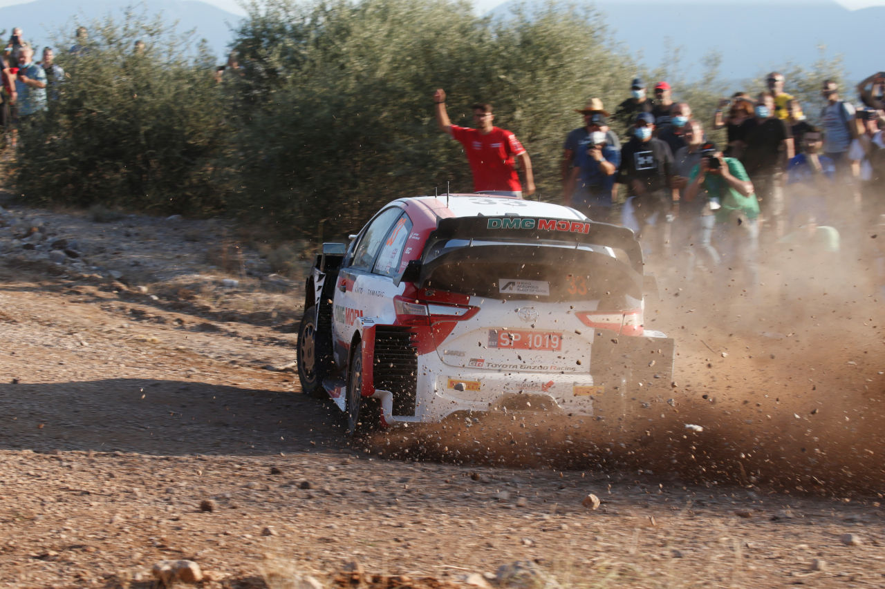 エルフィン・エバンス（トヨタ・ヤリスWRC）　2021年WRC第9戦ギリシャ