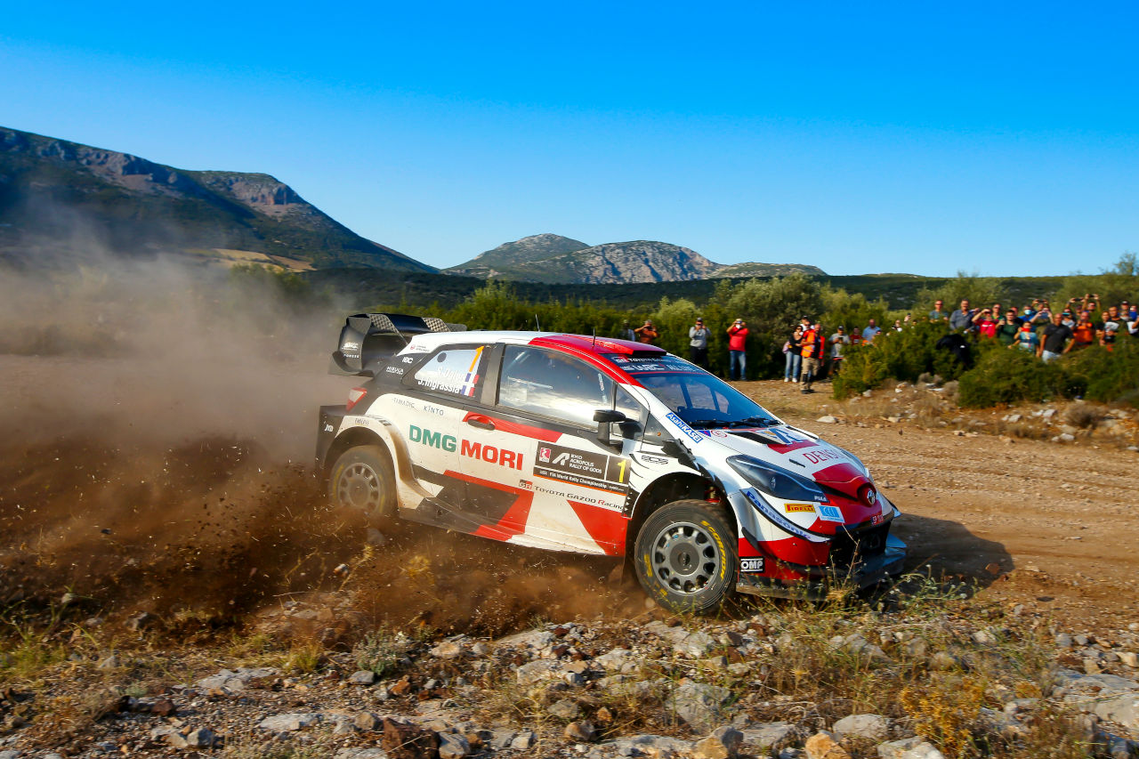 セバスチャン・オジエ（トヨタ・ヤリスWRC）　2021年WRC第9戦アクロポリス・ラリー・ギリシャ