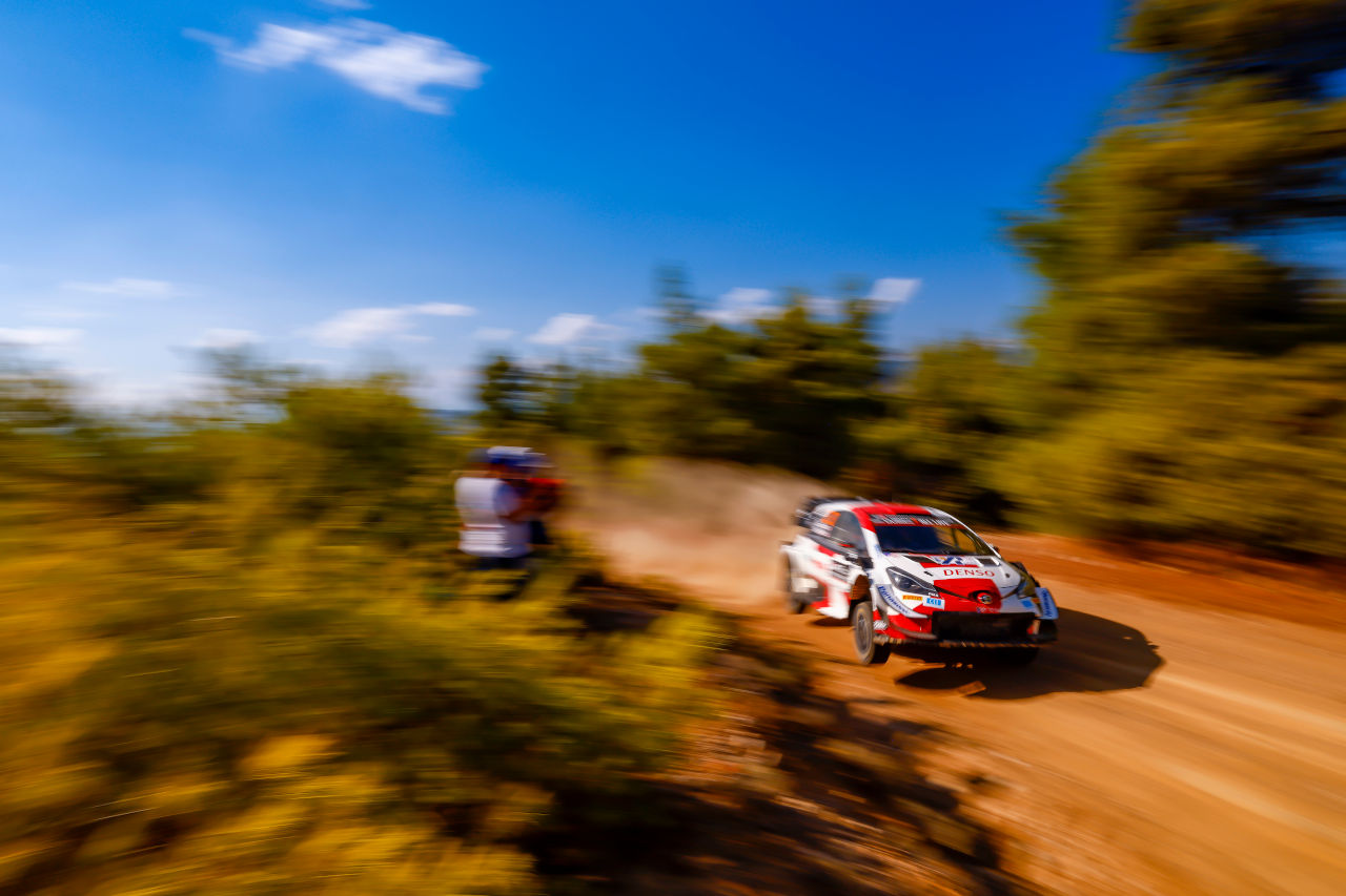 エルフィン・エバンス（トヨタ・ヤリスWRC）　2021年WRC第9戦アクロポリス・ラリー・ギリシャ