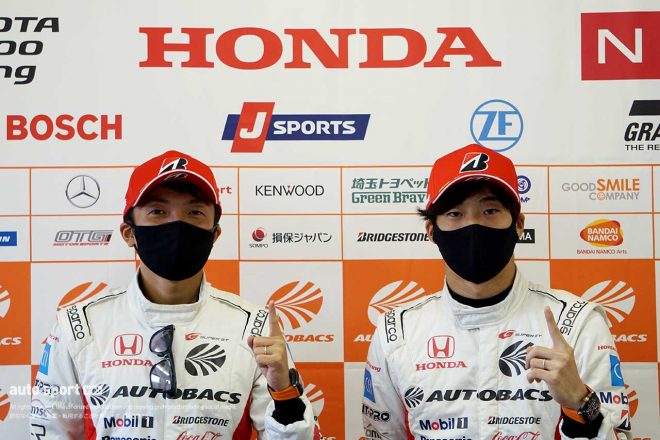 2021スーパーGT第5戦SUGO　野尻智紀／福住仁嶺（ARTA NSX-GT）