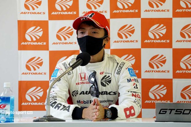 2021スーパーGT第5戦SUGO　野尻智紀（ARTA NSX-GT）