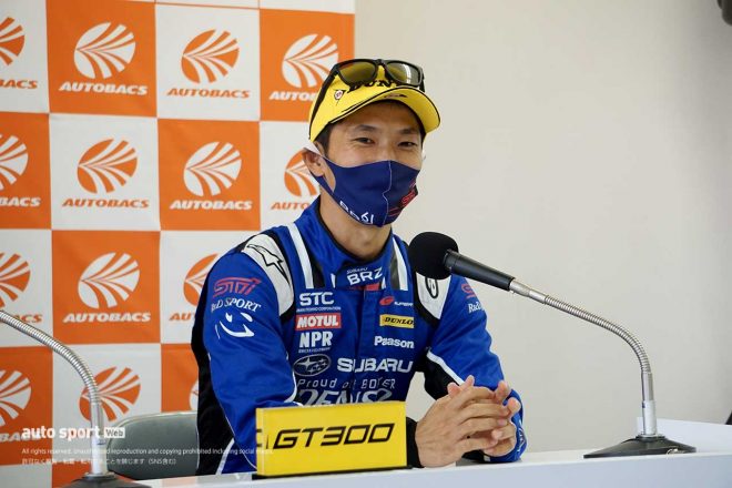 2021スーパーGT第5戦SUGO　山内英輝（SUBARU BRZ R&D SPORT）