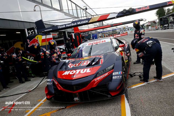 2021スーパーGT第5戦SUGO　Red Bull MOTUL MUGEN NSX-GT（笹原右京／大湯都史樹）