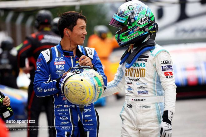 2021スーパーGT第5戦SUGO　山内英輝と河野駿佑