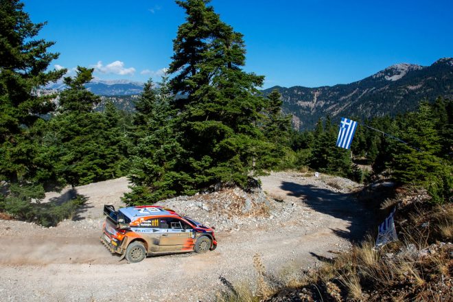 ティエリー・ヌービル（ヒュンダイi20クーペWRC）　2021年WRC第9戦ギリシャ