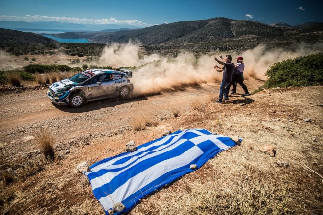 ガス・グリーンスミス（フォード・フィエスタWRC）　2021年WRC第9戦ギリシャ