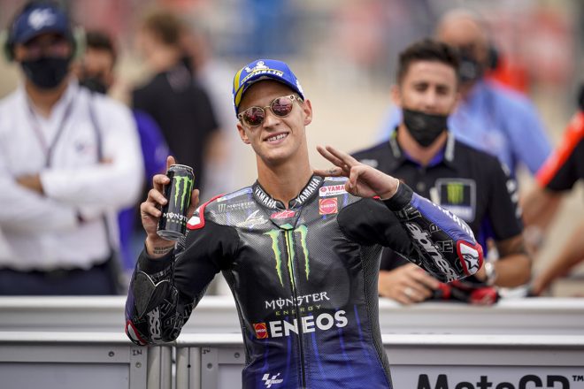 2021年MotoGP第13戦アラゴンGP：ファビオ・クアルタラロ（モンスターエナジー・ヤマハMotoGP）