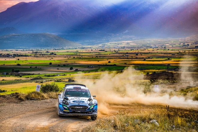 ガス・グリーンスミス（フォード・フィエスタWRC）　2021年WRC第9戦ギリシャ