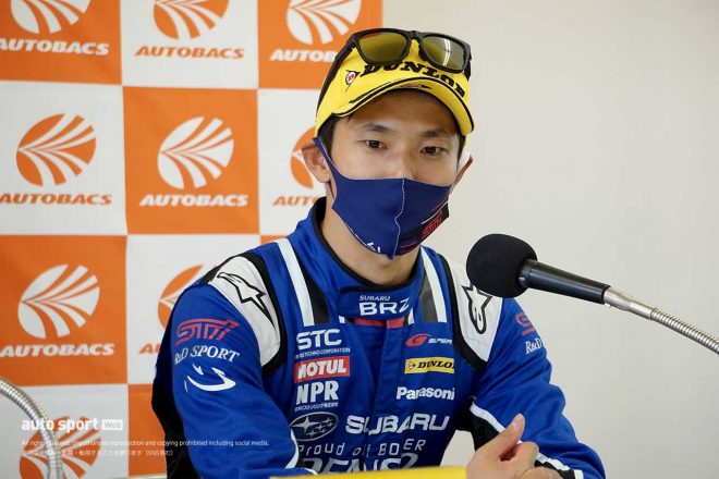 2021スーパーGT第5戦SUGO　山内英輝（SUBARU BRZ R&D SPORT）